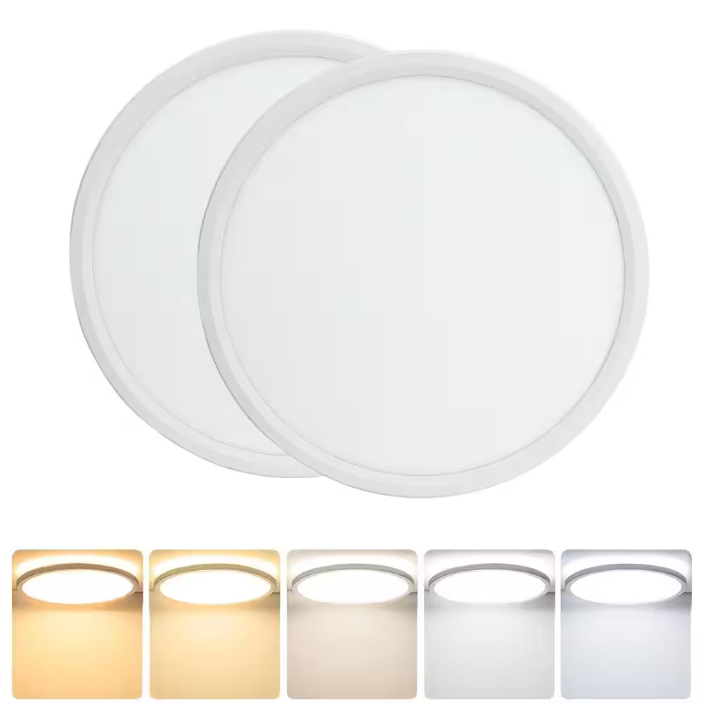 16 In. 40-Watts Integrated LED 4800Lumen 3000K/4000K/4500K/5000K/6000K in 1-LED gallery