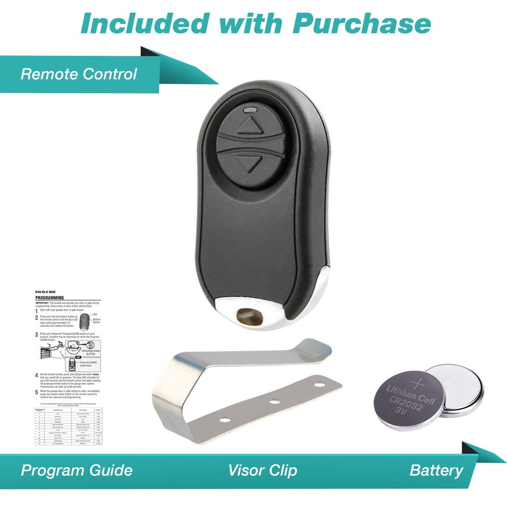 For Universal MC100-P2 Liftmaster Chamberlain Craftsman Genie Multicode Linear