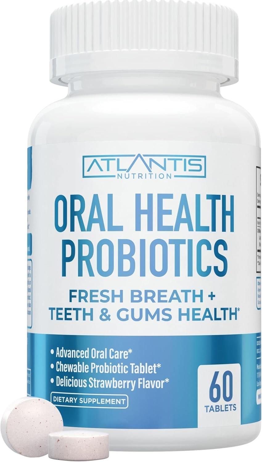 Oral Probiotics Chewable 60 Tablet Bad Breath Gum And Teeth Treatment For Adults gallery