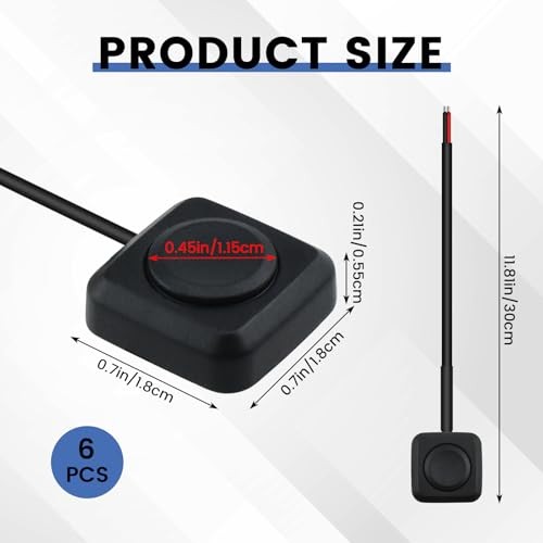 Pcs Momentary Push Button Switch, Surface Mount ON/Off Horn Buttons, 12V 24V 6 gallery