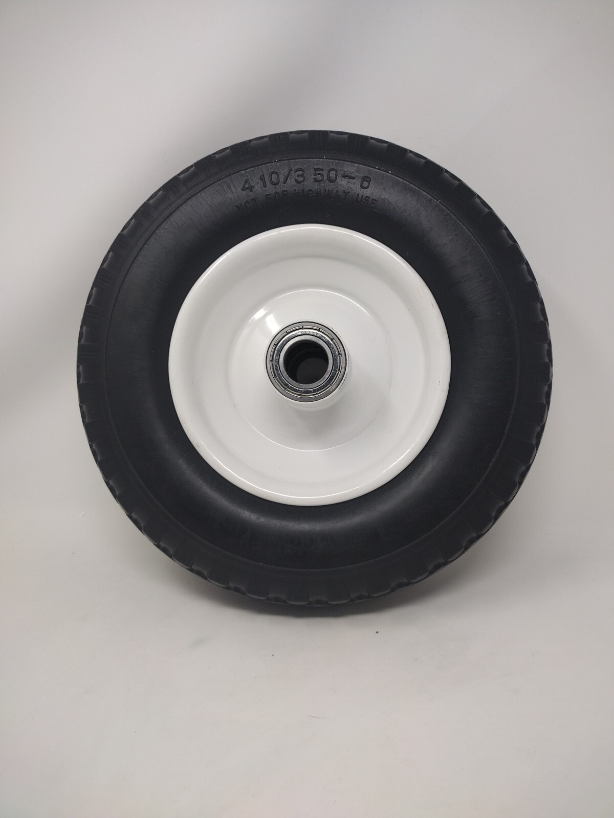 12" Flat Free Solid Polyurethane All-Purpose Tire for Trailer Dollies Hand gallery