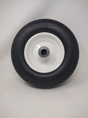 12″ Flat Free Solid Polyurethane All-Purpose Tire for Trailer Dollies Hand