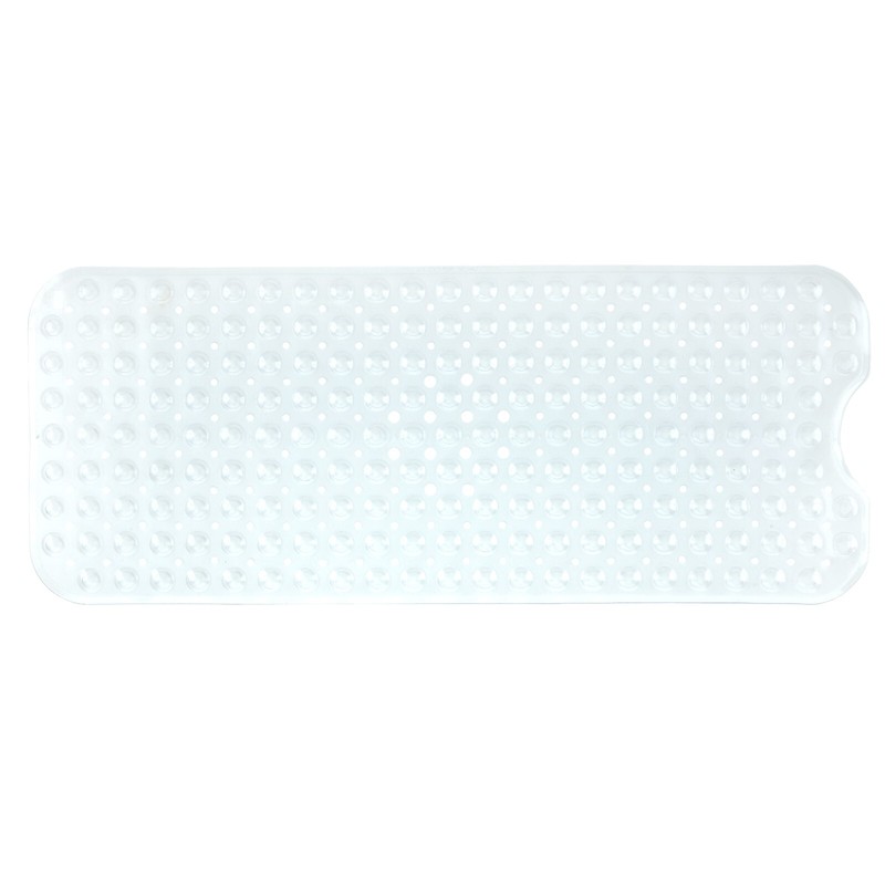SlipX Solutions Extra Long Bath Mat: 39" Clear Bathtub Mat with Suction Cups gallery
