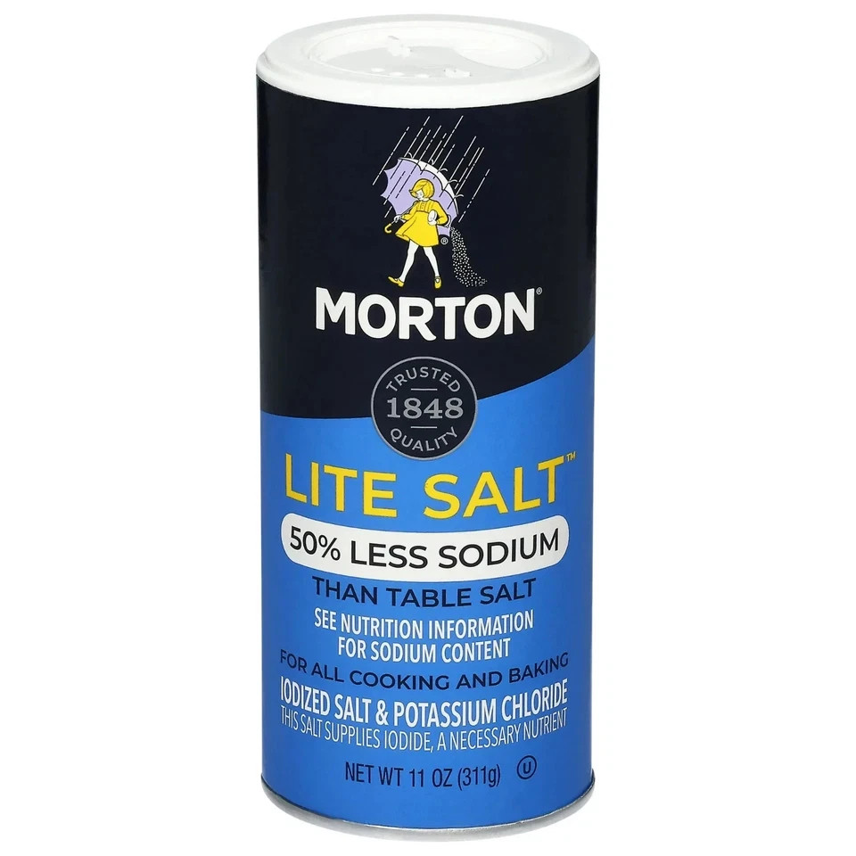 (3 pack) Morton Lite Salt Low Sodium for a Heart Healthy Salt Alternative, 11 OZ gallery
