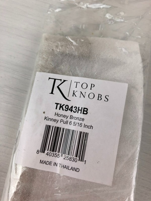 Top Knobs TK943HB Honey Bronze Kinney Pull 6 5/16 Inch - Brand New gallery