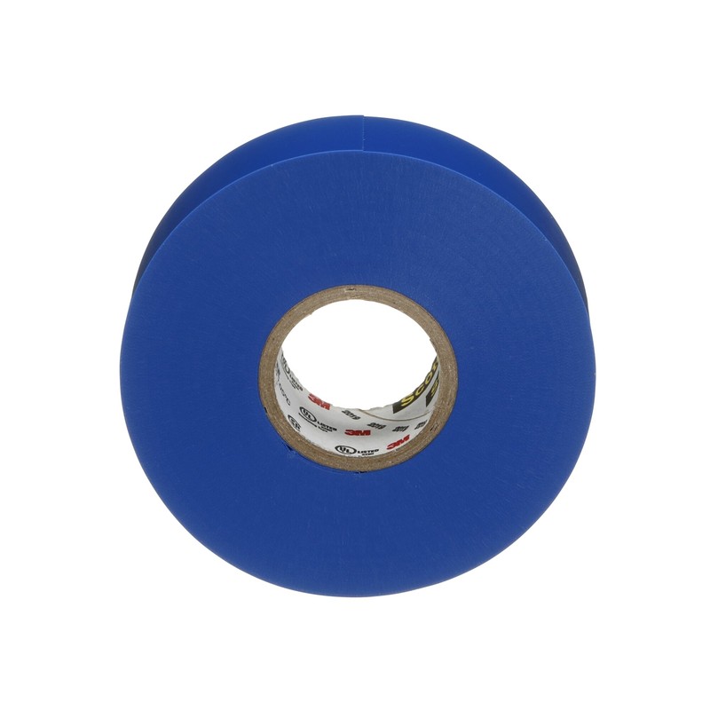 Scotch® Vinyl Color Coding Electrical Tape 35, 3/4 in x 66 ft, Blue gallery