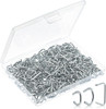 Galvanized Hog Rings, 1/2", 3/4", 3/8", 375 Pcs, Hog Rings Upholstery, Hog Rin gallery