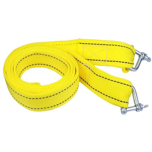 Tow Strap with Hooks, 1.6 Inch x 10 Feet, 6600 lbs Heavy Duty Tow 10Ft-U Hook gallery