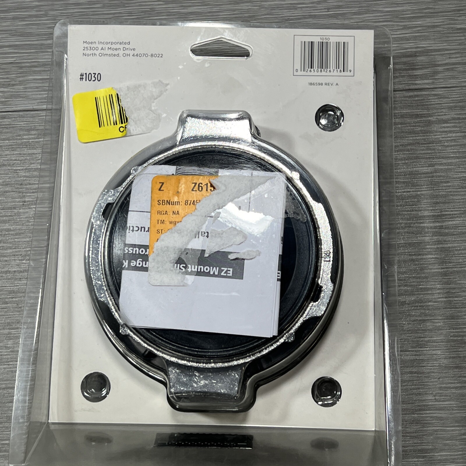 Moen EZ Mount Sink Flange Kit #1030 Compatible W/ Waste King And Whirlaway gallery