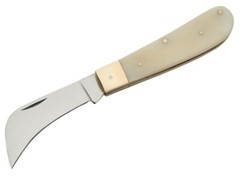 Rite Edge 4″ Hawkbill Pruning Folding Knife – Genuine Bone Handles NEW