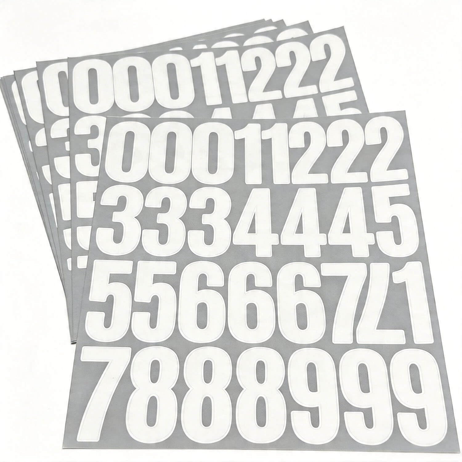 240 Pcs 2 Inch Number Stickers,8 Sheets 0-9 Self-Adhesive Vinyl Waterproof Numbe gallery