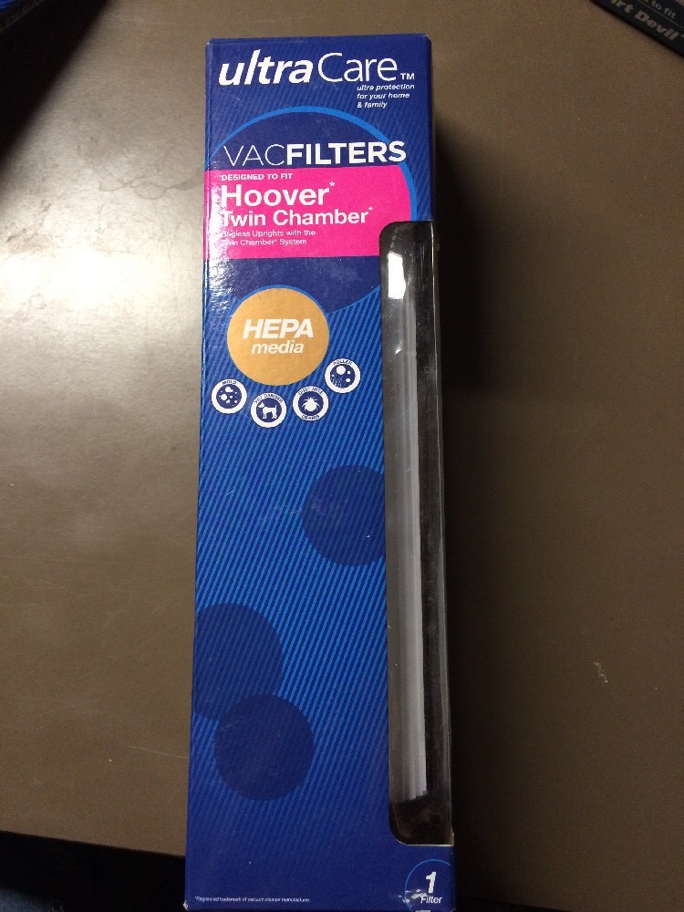 Ultra Care Vac Filter For Hoover Twin Chamber Bagels Upright Hepa Media New gallery