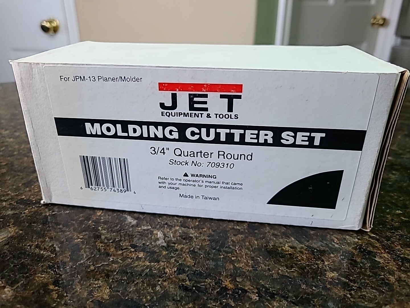 JET Tools 3/4'' QUARTER ROUND Molding Cutter Set For JPM-13 Planer/Molder NOS gallery