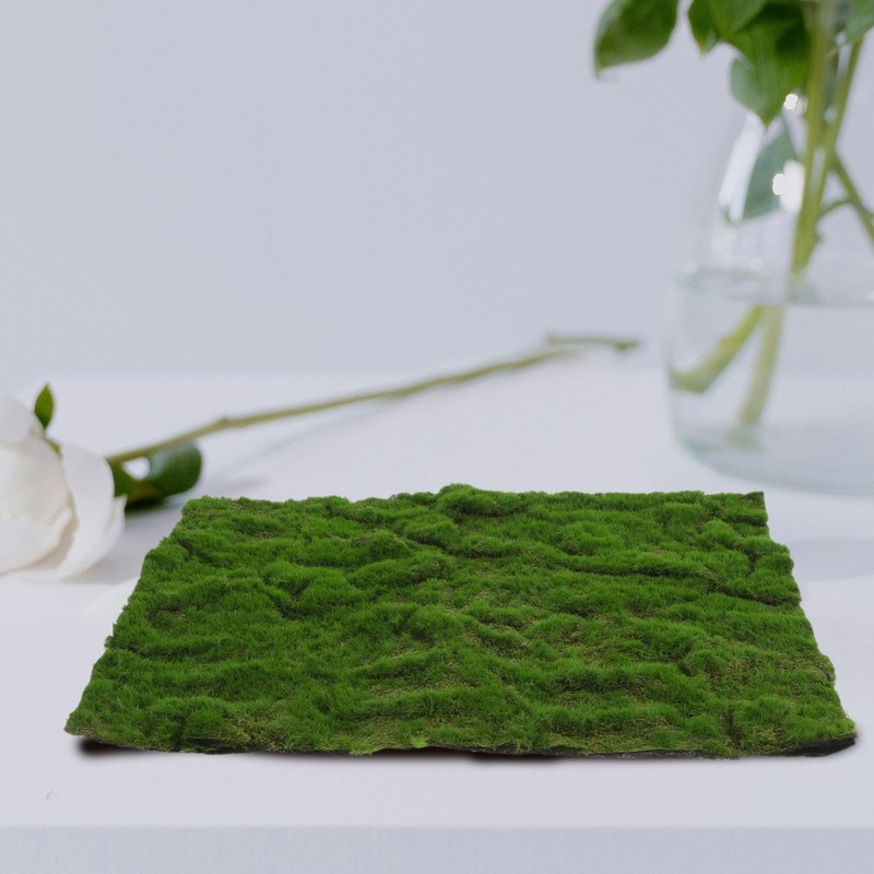 Green Artificial Grass Turf Mat for Indoor Outdoor Wedding and Terrarium Decor gallery