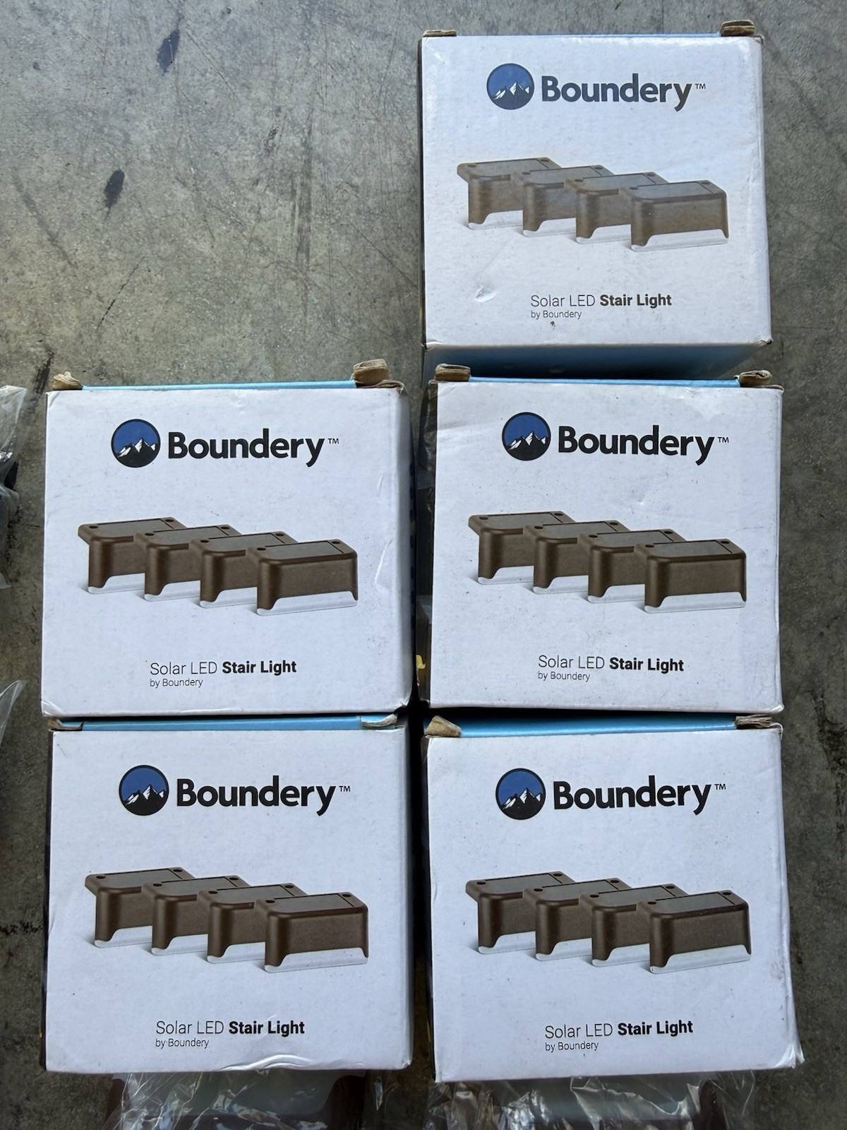 Boundery Solar LED Stair Lights 28 Lights Total gallery