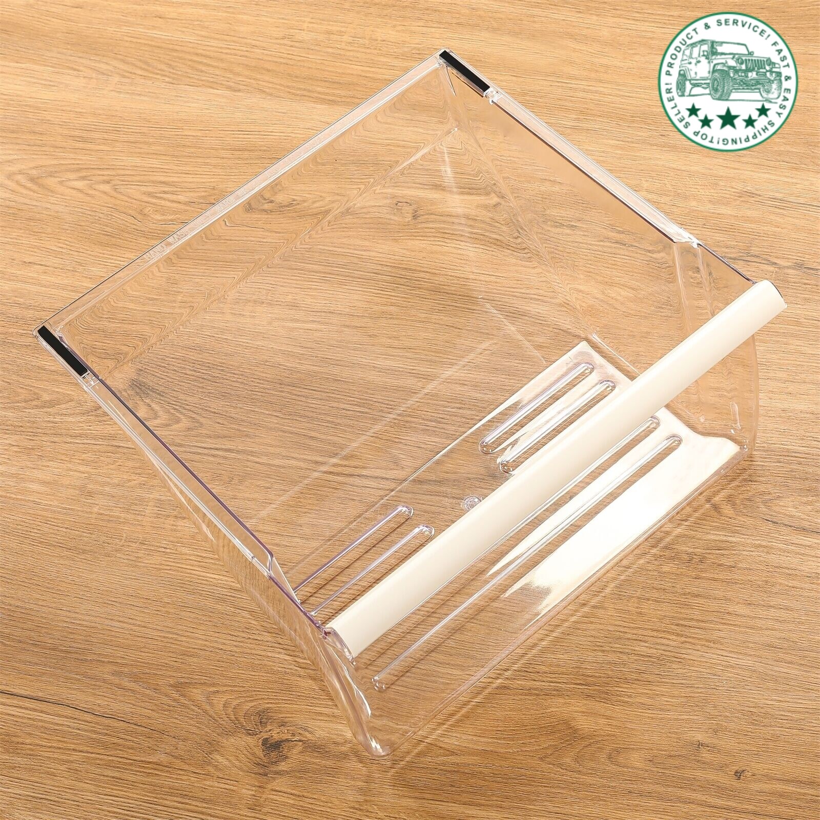 Clear Crisper Pan Bottom Drawer For Whirlpool Refrigerator WP2188664 2188664 gallery