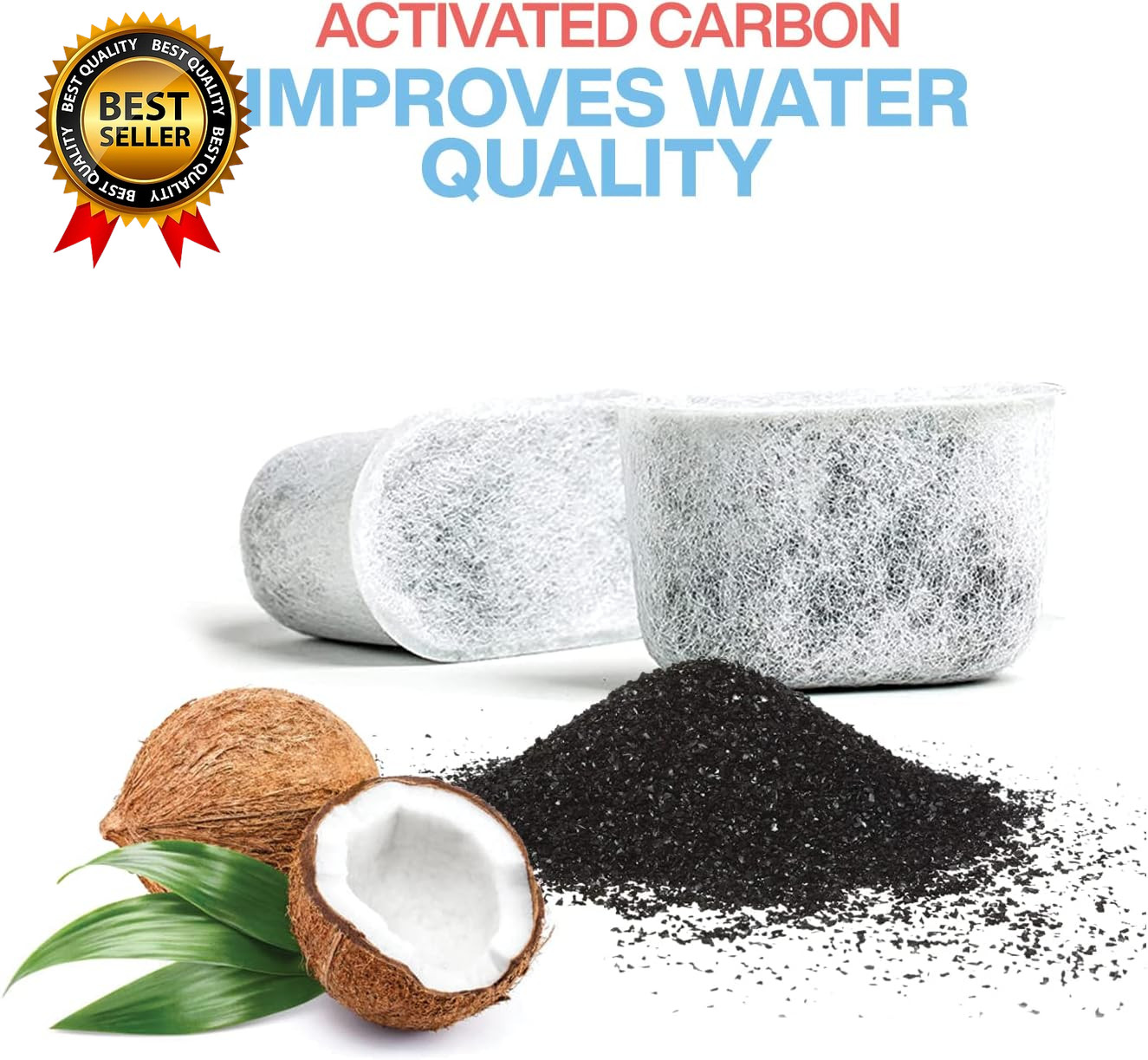 12 Pack Replacement Charcoal Water Filters for All Cuisinart Coffee Machines - C gallery