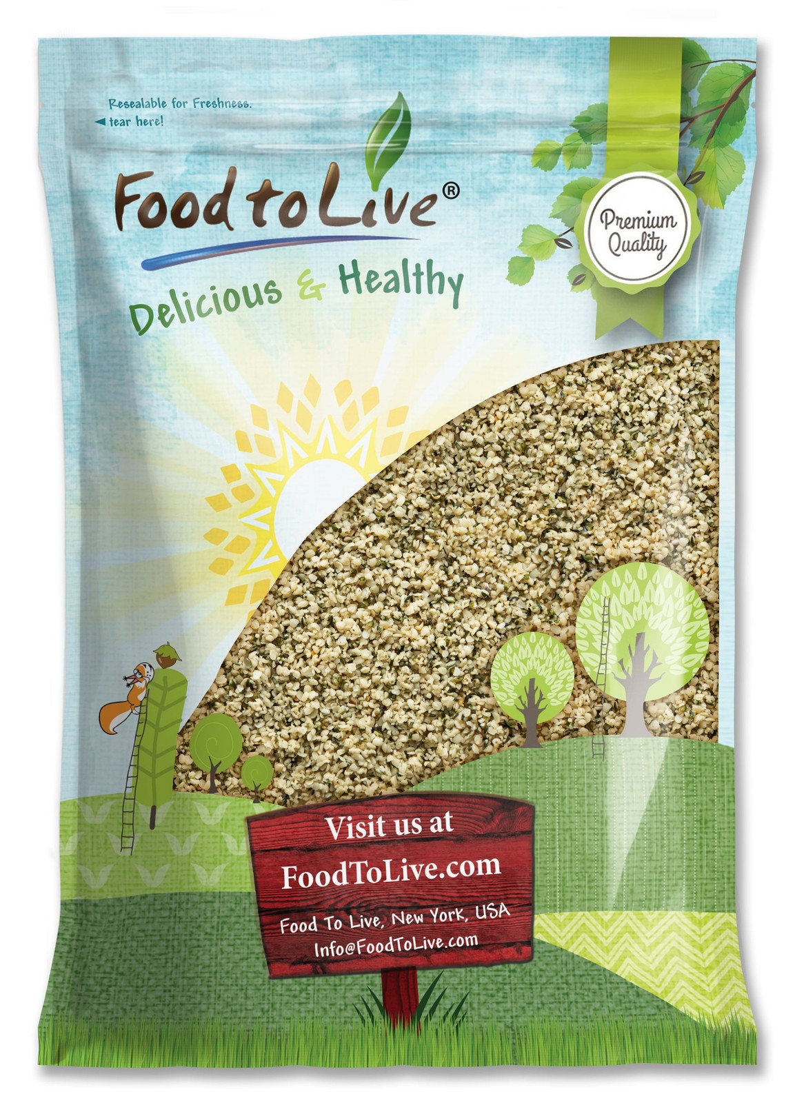 Hemp Seeds – Raw Hearts, Hulled, Shelled, Kosher, Vegan, Bulk, Product of China gallery