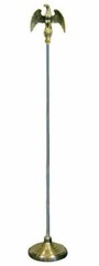 8ft Indoor Flag Pole Kit Eagle Topper 8′ Telescoping FlagPole Kit with Base