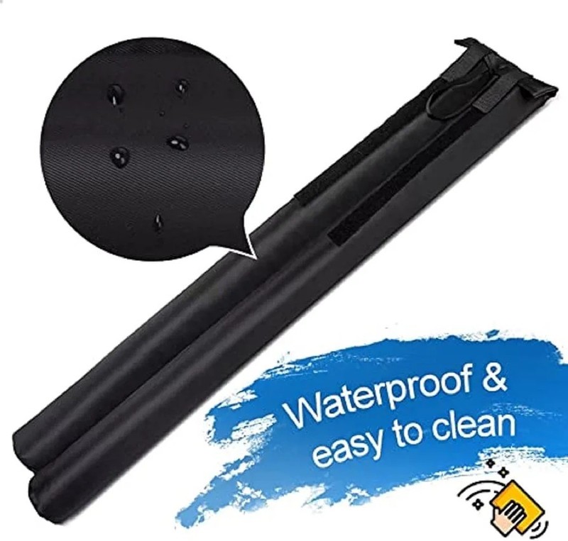 MAXTID Door Sweep Black Slide-On Draft Stopper Waterproof Insulating 30-36 in gallery