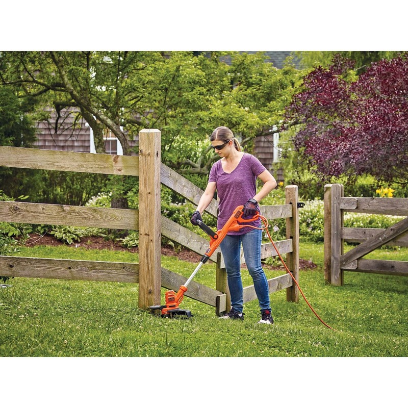 BLACK+DECKER String Trimmer With Auto Feed, Electric, 6.5-Amp,14-Inch - BESTA510 gallery
