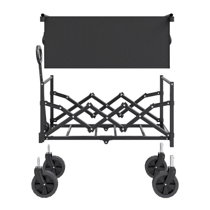 Collapsible Folding Wagon – 225lbs Capacity, Lightweight Portable Utility Cart gallery