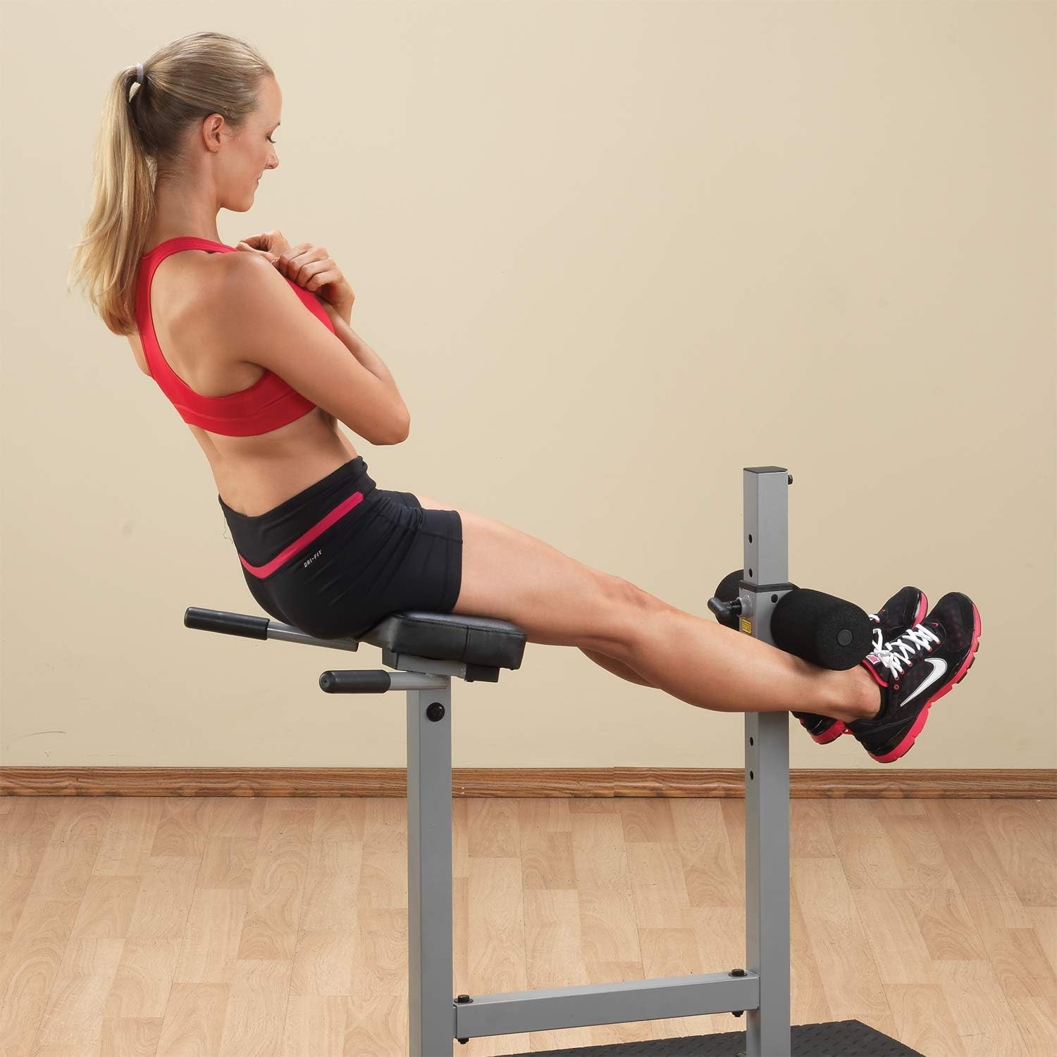 Body-Solid Back Hyperextension Machine for Lower Back Extension, Ab Crunch gallery