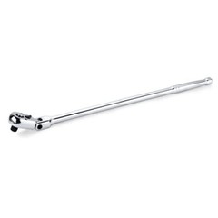 WORKPRO 3/8″ Drive Extra Long Flex Head Ratchet 18″ Ratchet Handle Quick Release