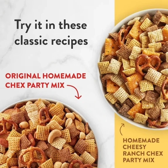 Wheat Chex Breakfast Cereal, Homemade Chex Mix Ingredient, Family Size, 19 oz gallery