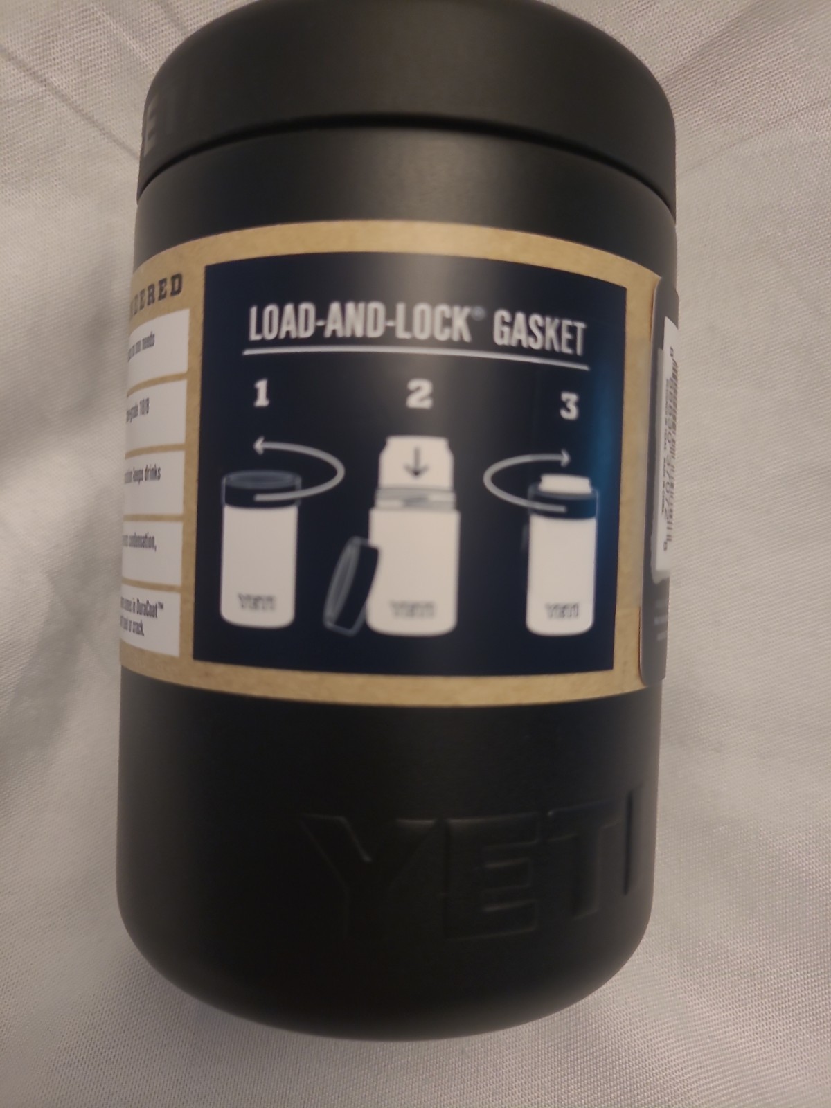 YETI Rambler 12 oz. Colster Can Insulator for Standard Size Cans, Black NEW gallery