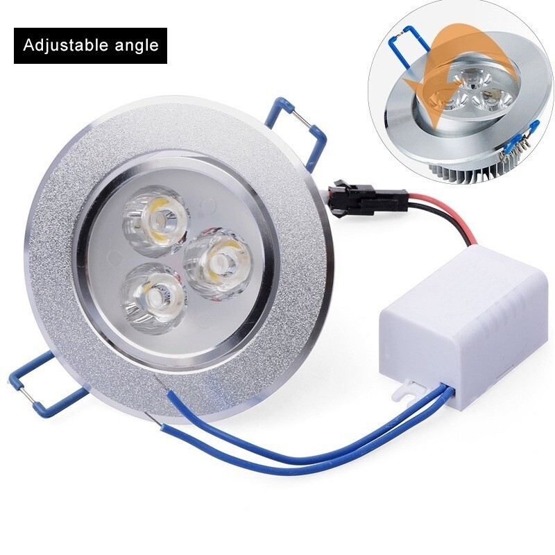 4/8/16Pc Dimmable LED Downlight 3W Recessed Ceiling Light Spotlight 85V-265V gallery