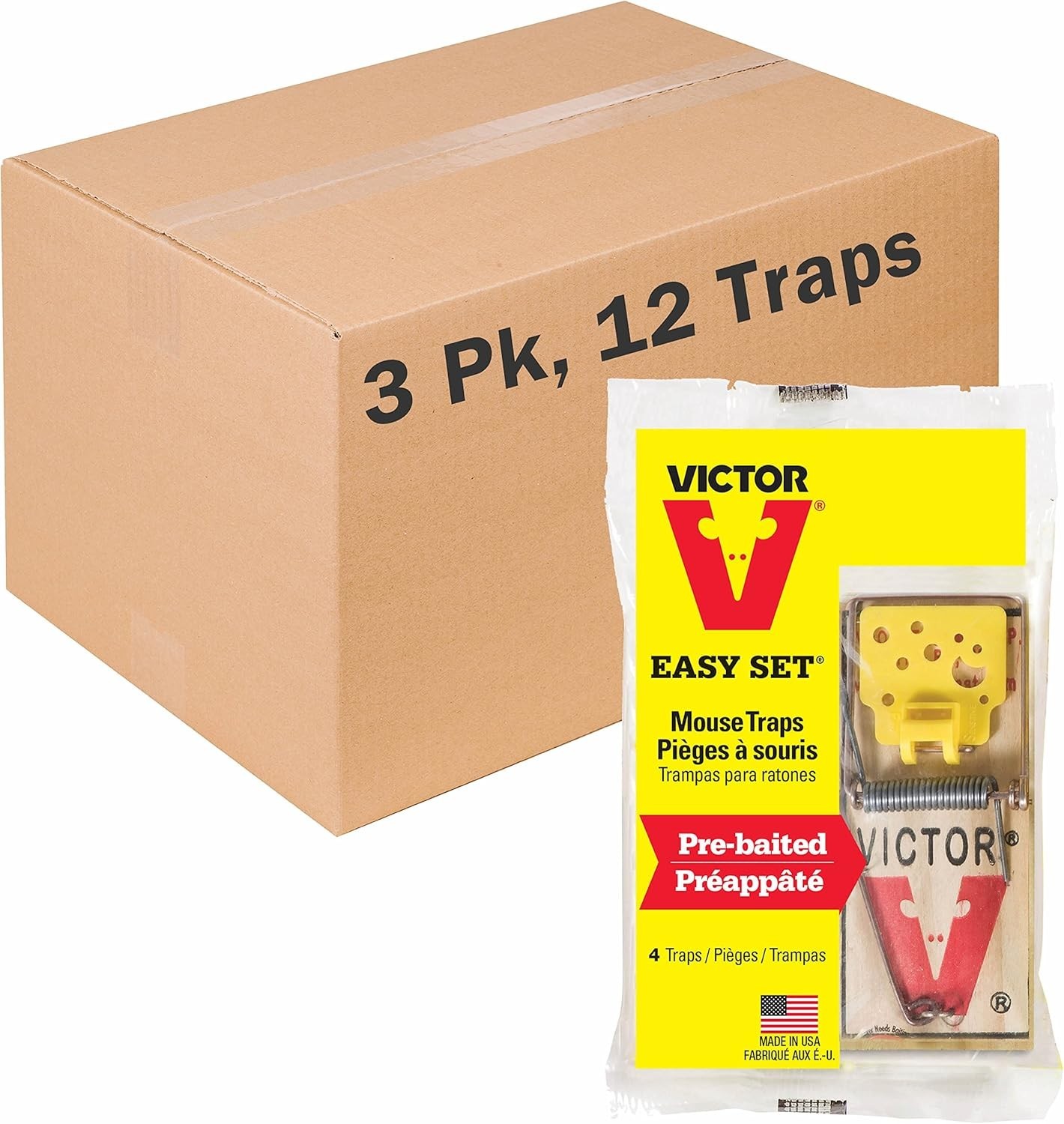 Set Wooden Snap Trap - 12 Pack gallery