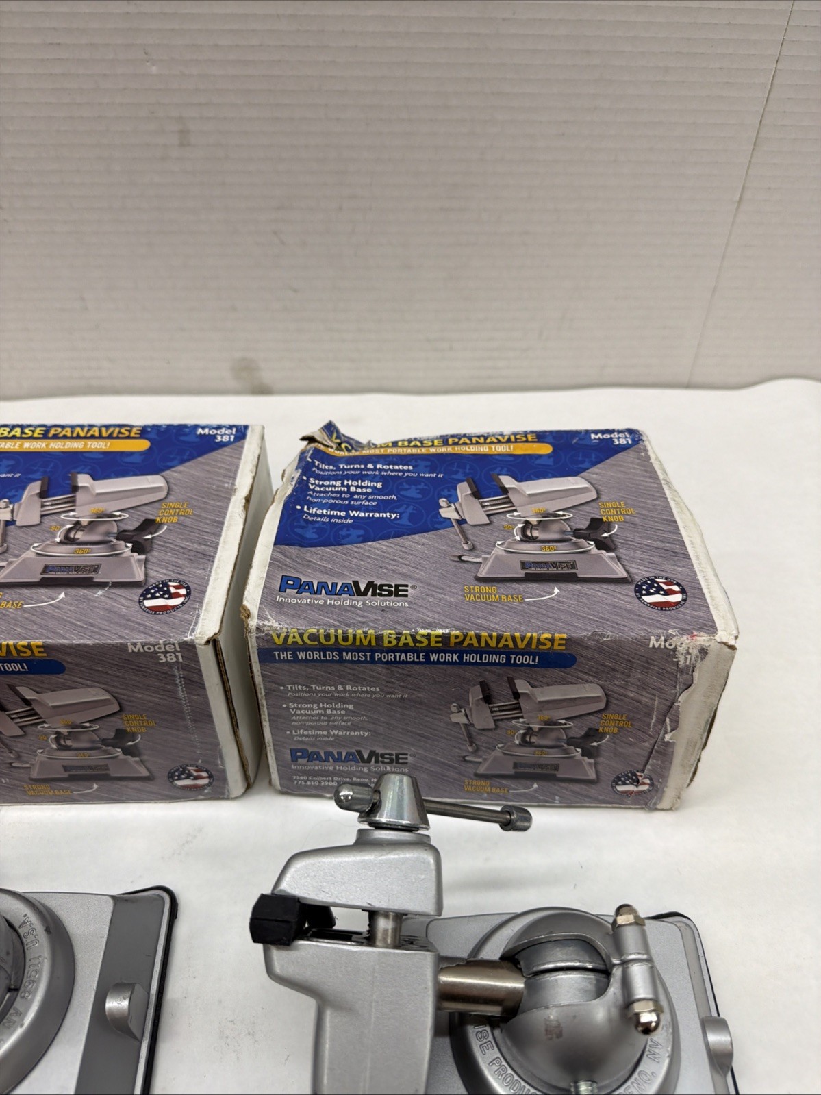 Panavise 381 2-1/2" Light Duty Multi-Angle Vise With Swivel Base Set Of 4 gallery
