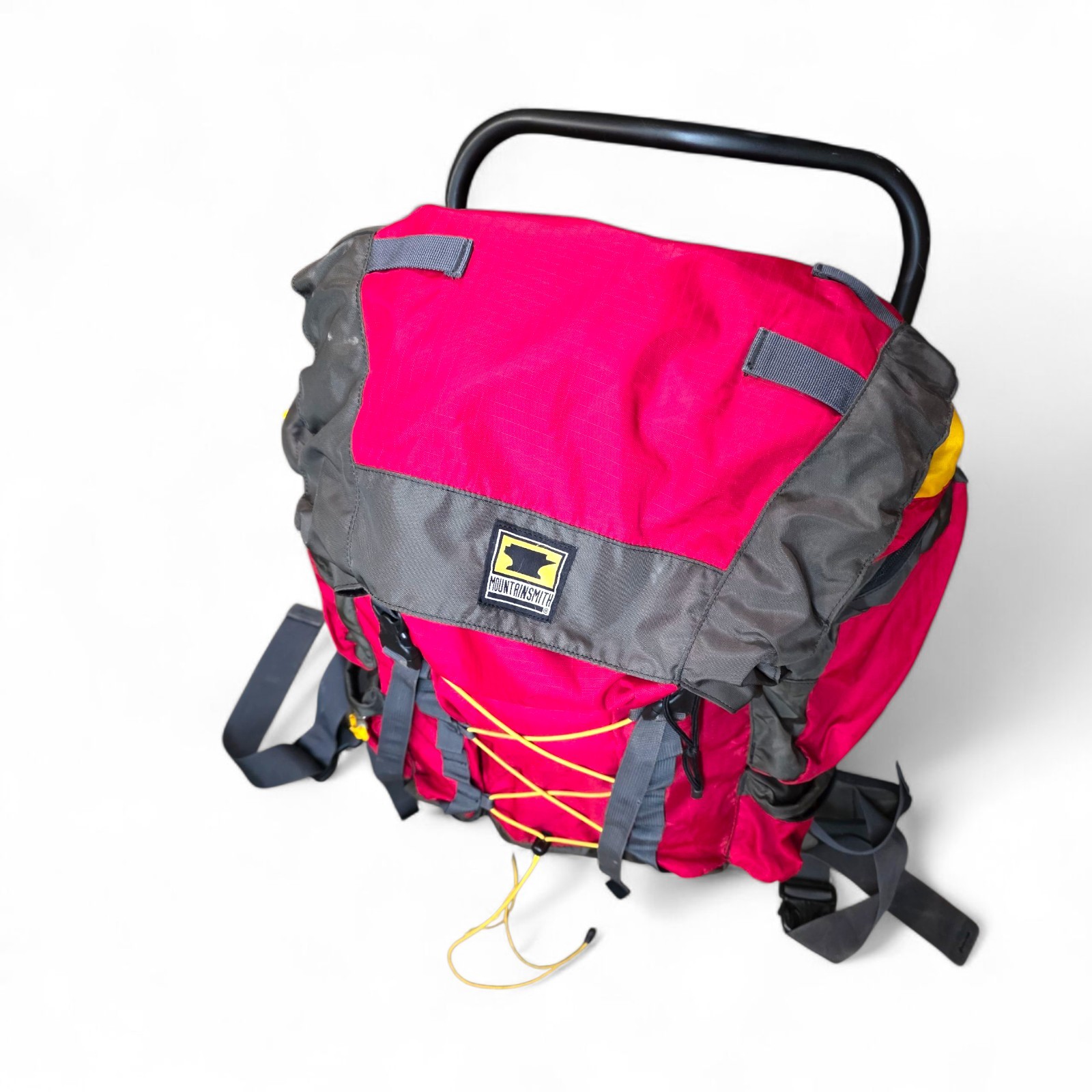 Mountainsmith External Frame Backpack Red/Gray Hiking Pack 26” Frame 40–50L 2