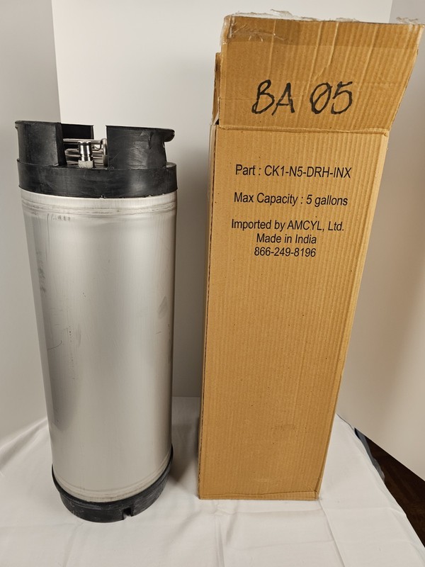 5 Gallon Keg New Ball Lock Cornelius Style Beer Soda Tea Keg gallery