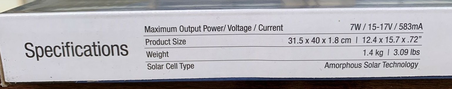 Competition Solar 7-Watt Amorphous Solar 12volt Power Battery Charger new 41007 gallery