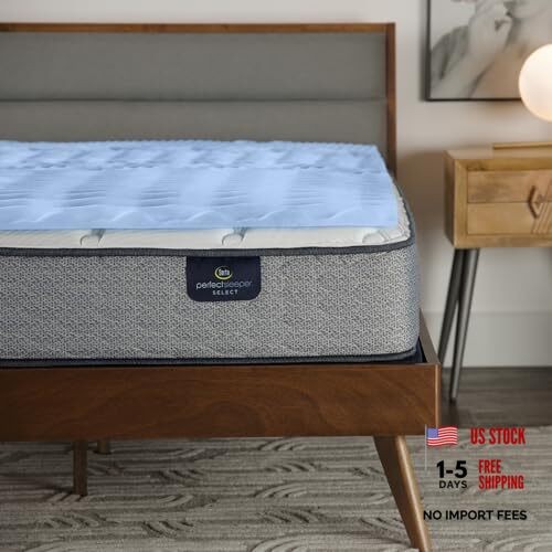 Comfort Zone Cooling Memory Foam Mattress Topper, 1.5 Inch, Queen 79"x59"x1.5" gallery