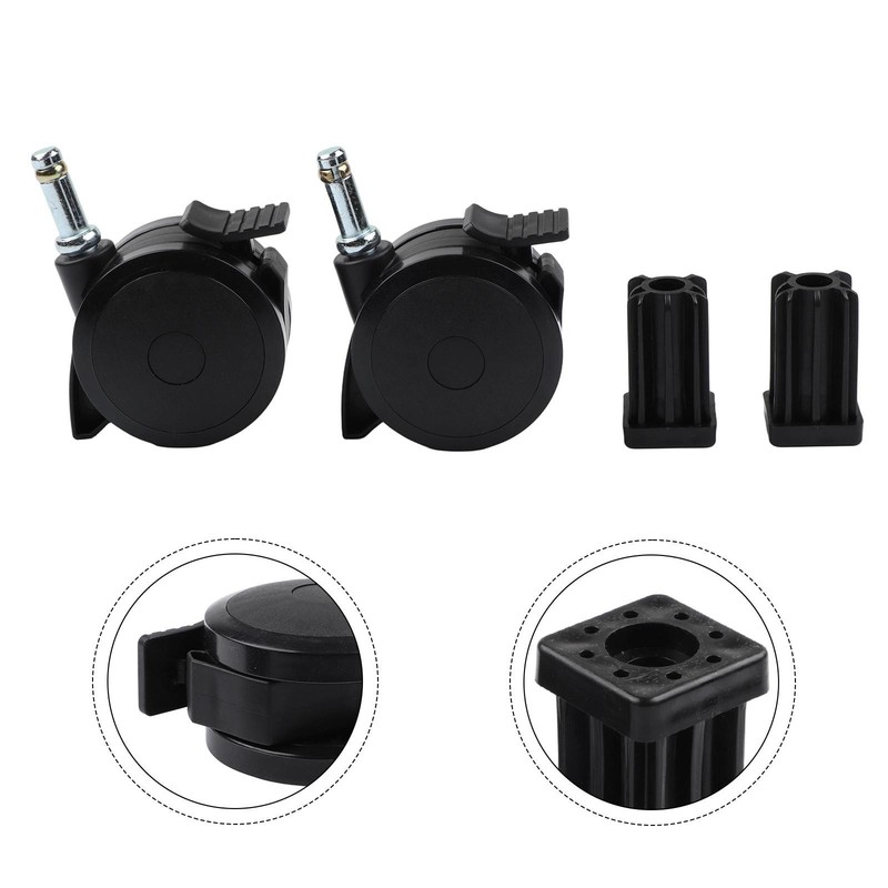 70360 Locking Casters for Weber Gas Grills Set of 2 for Improved Grill Mobility gallery