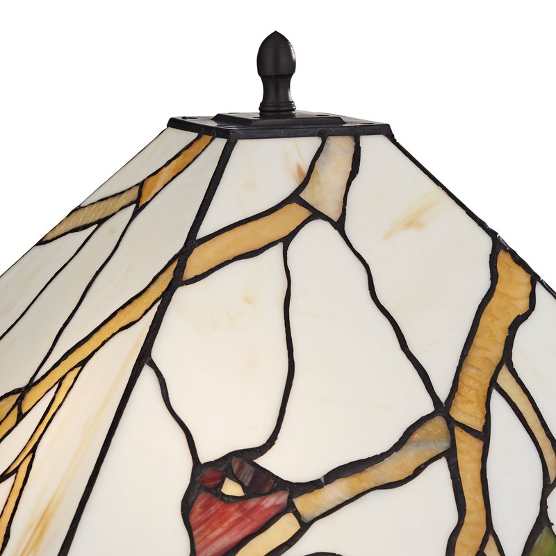 Cherry Blossom Rustic Tiffany Style Table Lamp 26" High Dark Bronze for Bedroom gallery