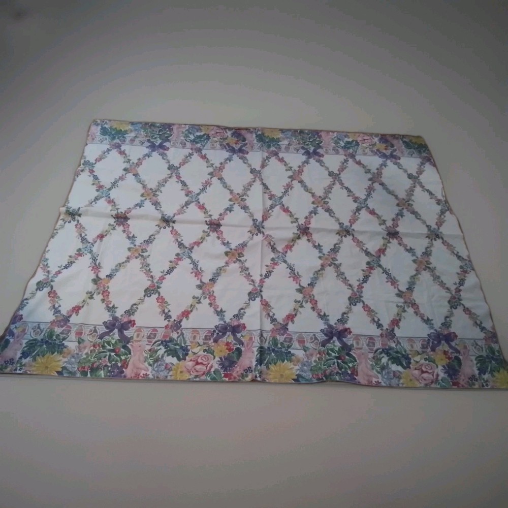 Easter Theme Tablecloth Rectangle 67" x 50 1/2"