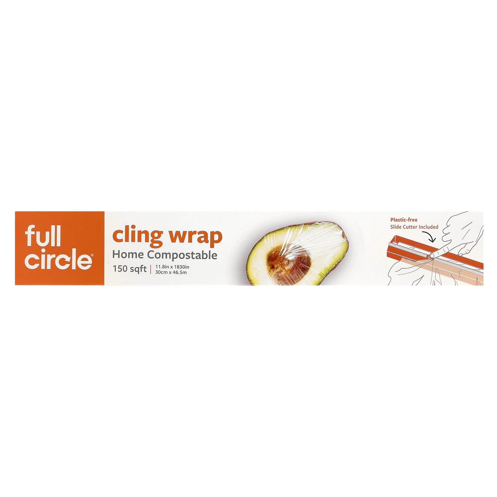 Cling Wrap, Home Compostable, 150 sq ft (11.8 in x 1,830 in) gallery