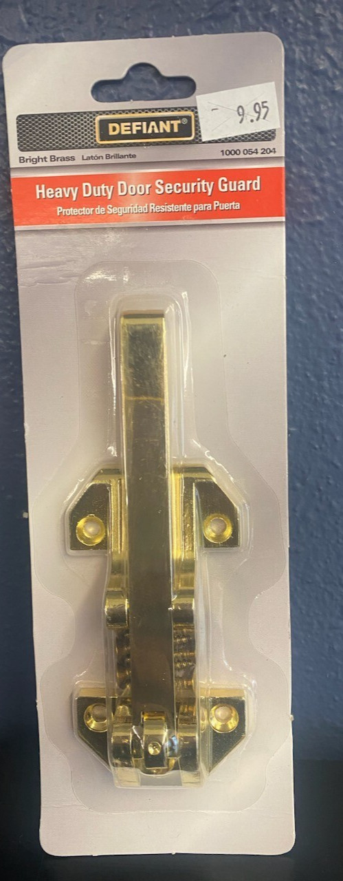Defiant Heavy-Duty Bright Brass Security Guard gallery