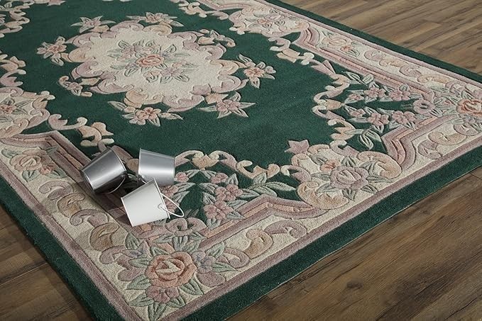 Hand Tufted Design, Luxury Wool Handmade Bedroom Rug, Dining Room, Hall Rug gallery
