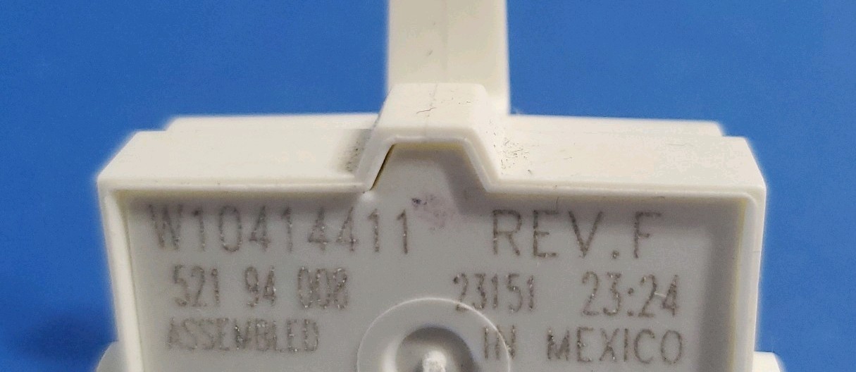 Whirlpool Washer Cycle Selector Switch W10414411 Rev F (JH 1) (314) gallery