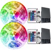 LED Strip Lights Battery Powered, 20ft 24-Keys Remote Controlled, DIY Indoor ... gallery