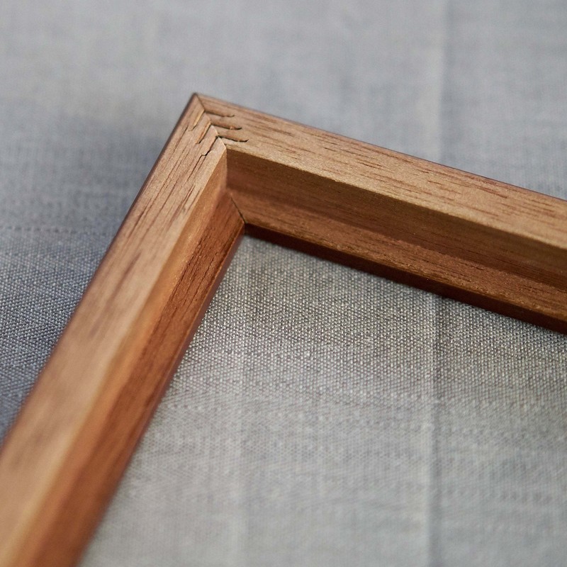 Classic Modern Brown Frame - UV Acrylic, Backing Board, Hardware Included gallery