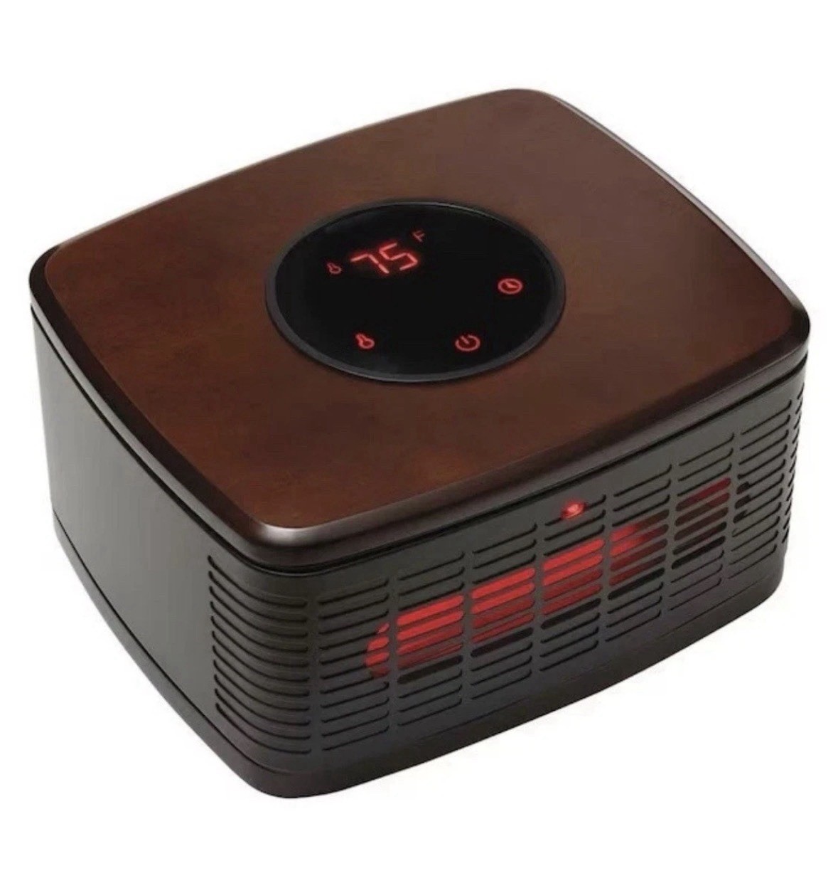 Greentouch Infrared Electric Space Heater Walnut Finish Model 1224HI-13-243 gallery
