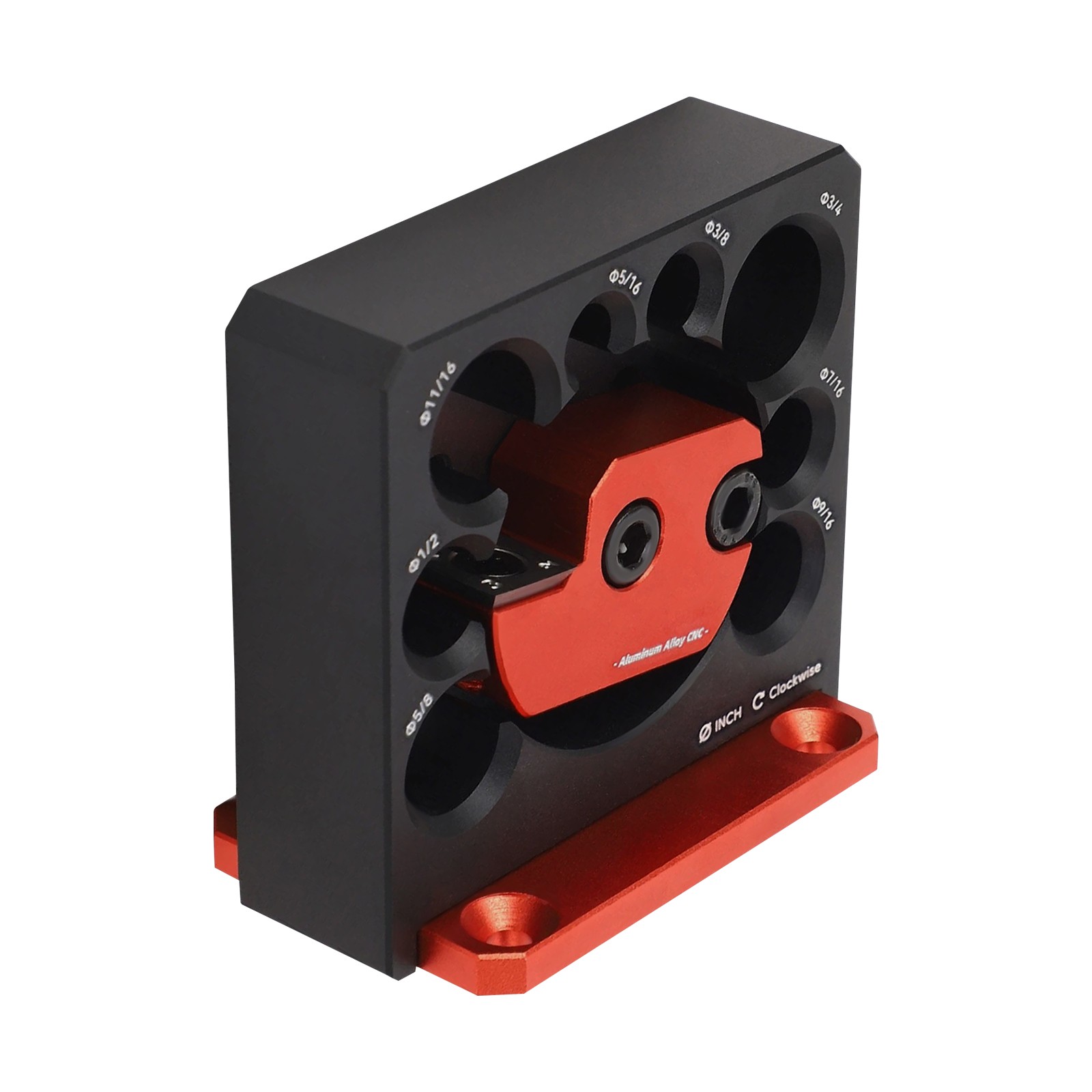8-Hole Adjustable Dowel Maker Jig Drill Milling Tool CNC Aluminum Red/Black gallery