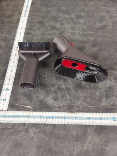 NEW Genuine Dyson Vacuum Brushes - Stubborn Dirt Brush & Soft Dusting Brush gallery
