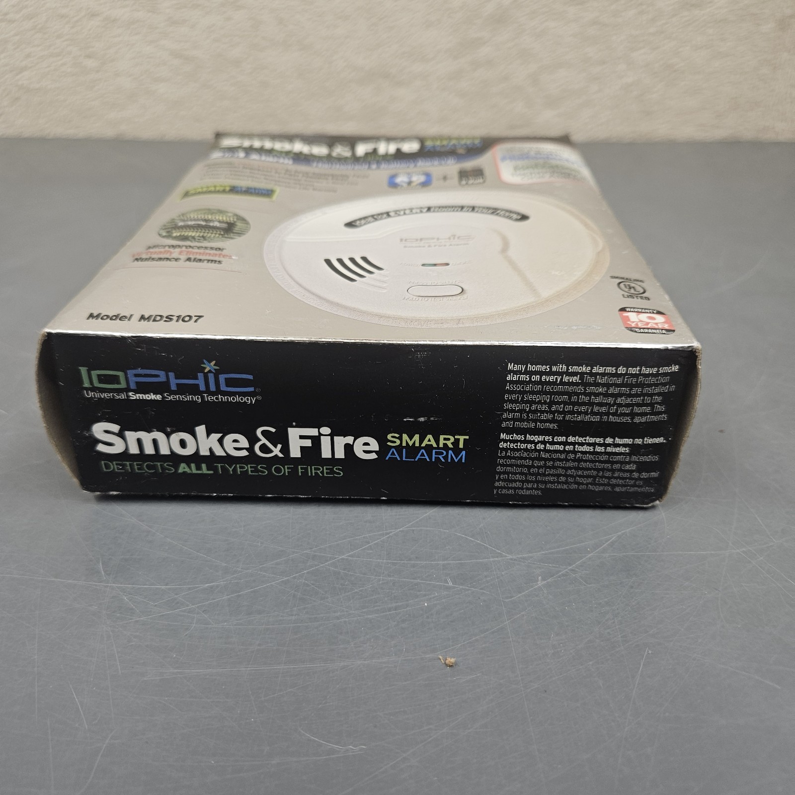USI Electric Smoke & Fire Smart Alarm Hardwire & Battery Back-Up IOPHIC MDS107 gallery